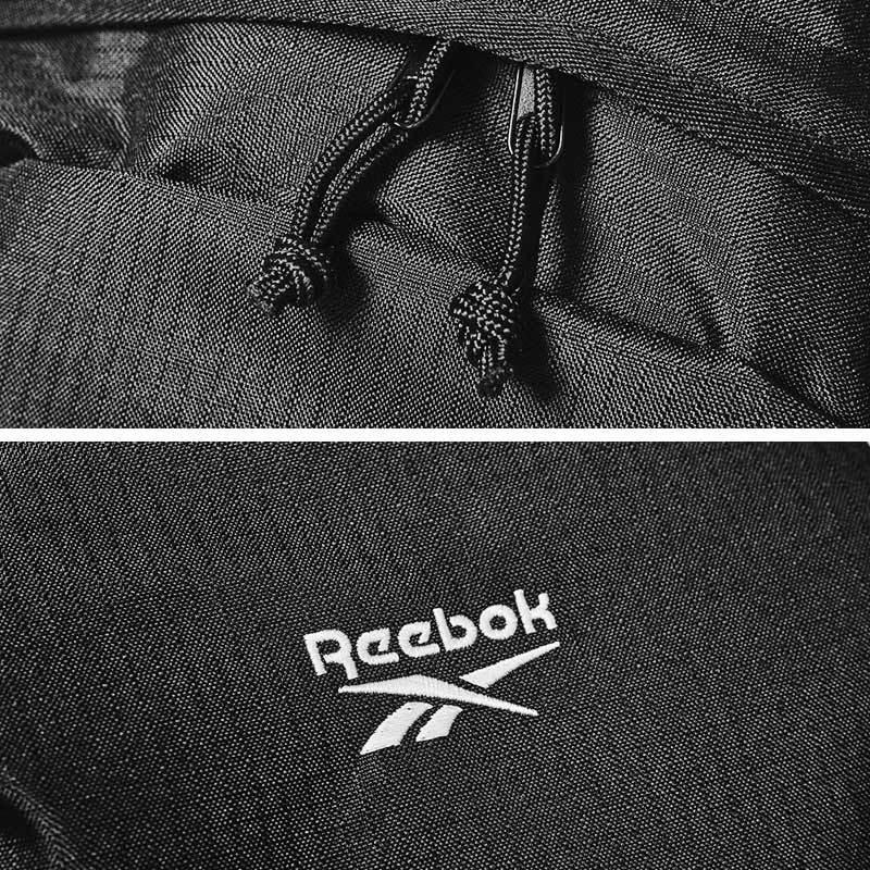 袋我走【REEBOK 交叉綁帶黑色後背包】-細節圖6