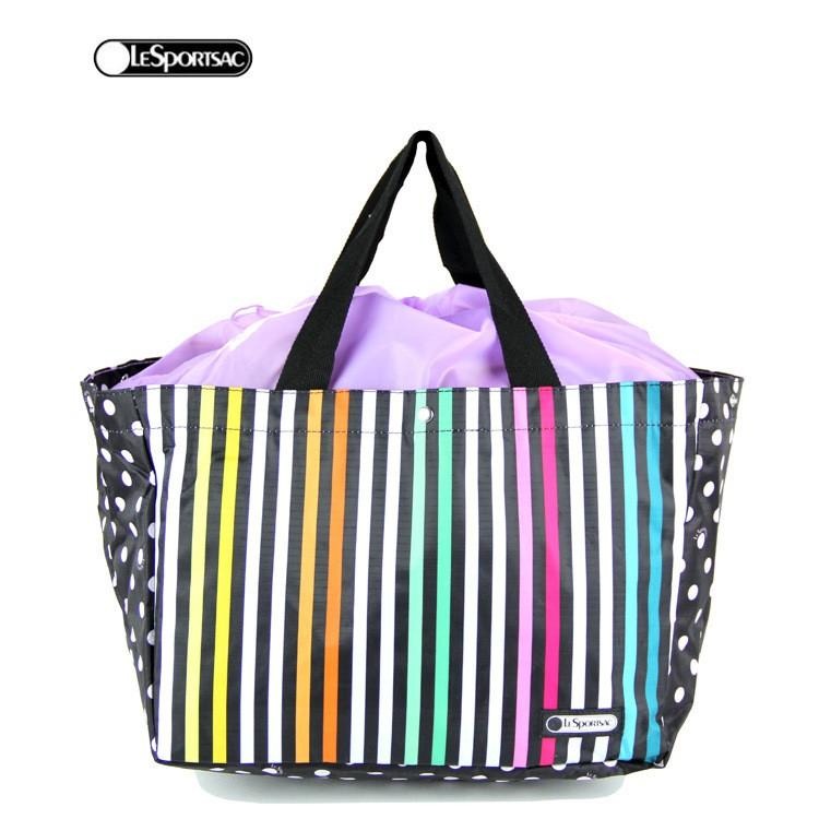 袋我走【LeSPORTSAC 彩色 束口袋手提包】-細節圖8