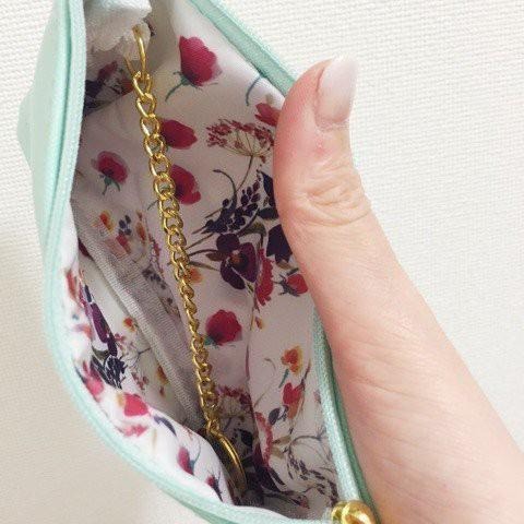 袋我走【TOCCA 粉紫色三角雙層圓圓化妝包】-細節圖6