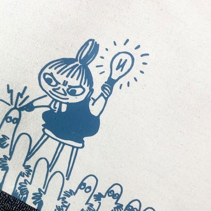 袋我走【日文雜誌In Red附錄 moomin 嚕嚕咪 亞美 慕敏 托特包】-細節圖5