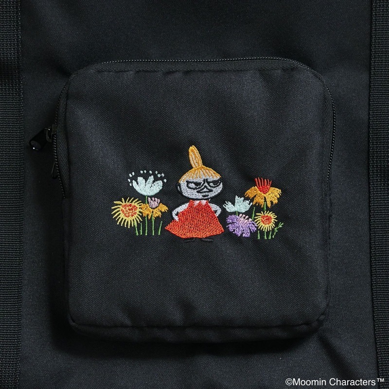 袋我走【MOOMIN 卡通黑色行李袋】-細節圖3