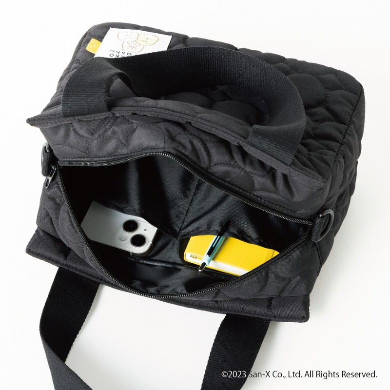 袋我走【角落生物 黑色側背手提包】-細節圖3