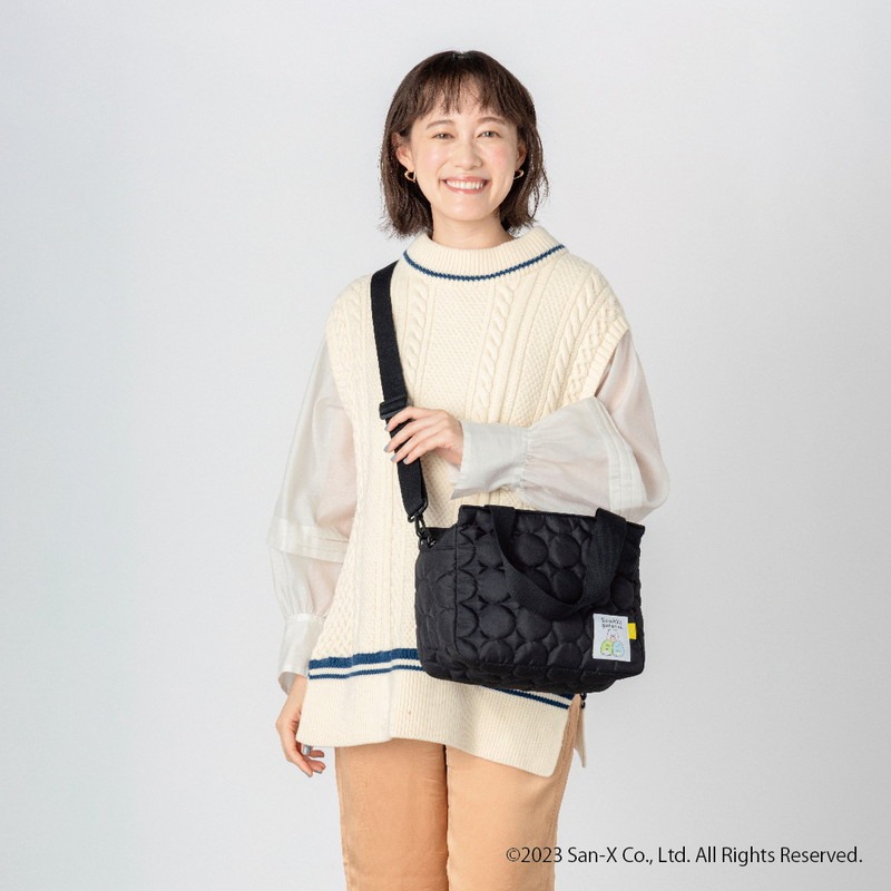 袋我走【角落生物 黑色側背手提包】-細節圖4