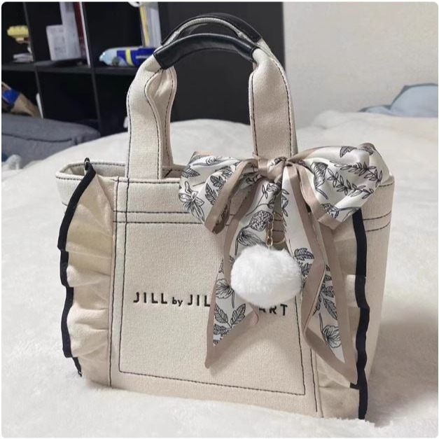 袋我走【JILL by JILLSTUART黑色手提質感側背包】-細節圖3