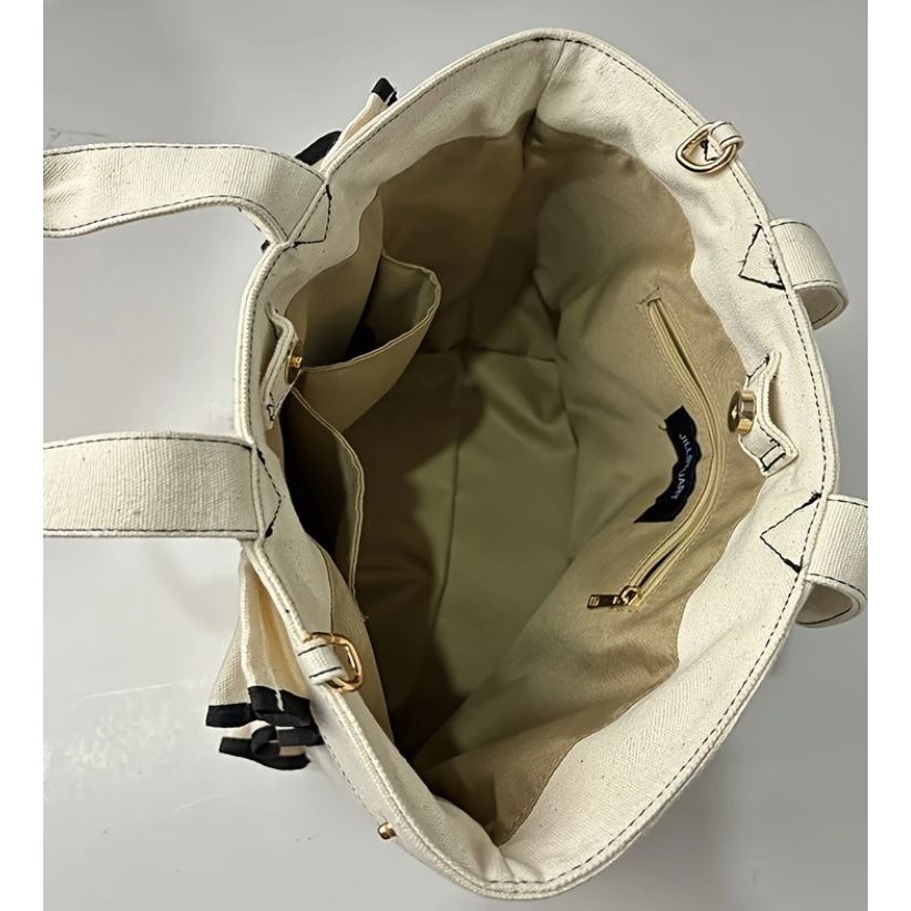 袋我走【JILL by JILLSTUART黑色手提質感側背包】-細節圖5