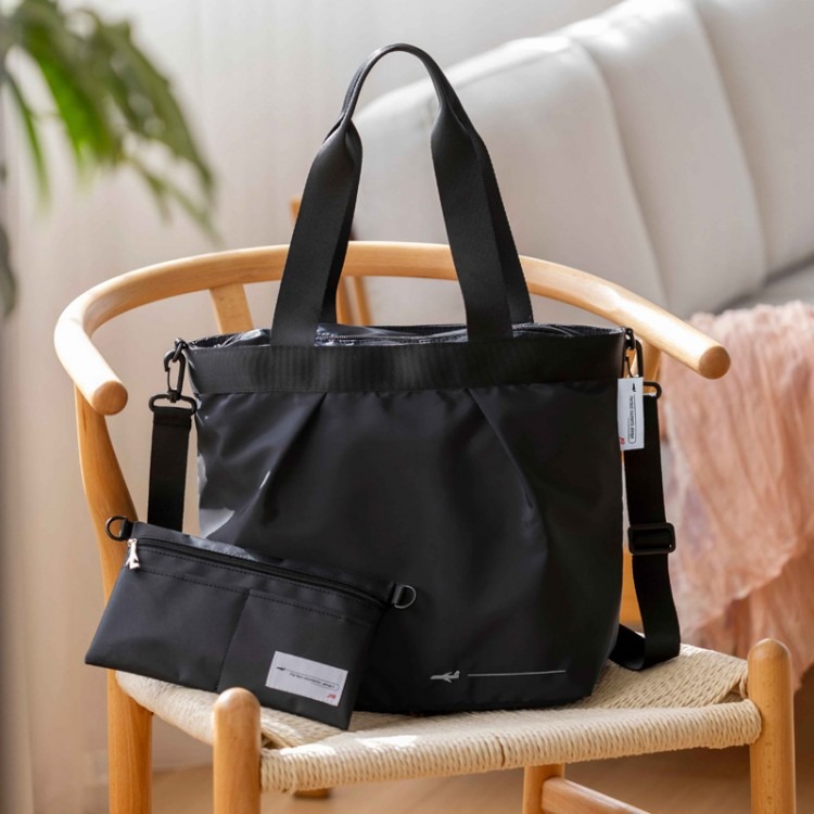 袋我走【JTB 旅行專業監修 3Way黑色托特包】-細節圖3