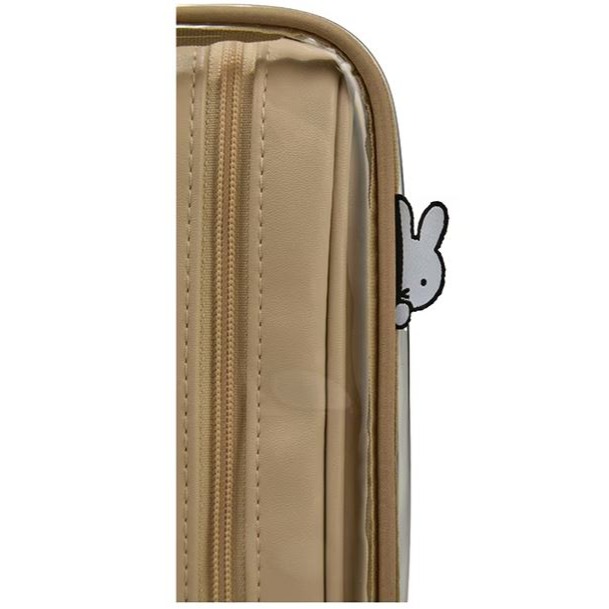 袋我走【MIFFY 米色透明收納包四件組】-細節圖4
