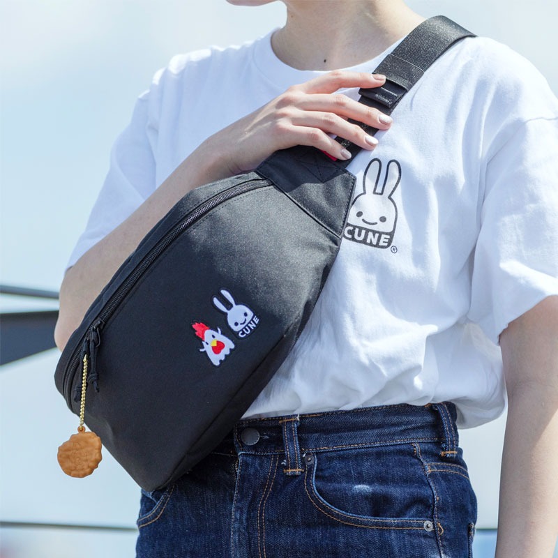 袋我走【CUNE × LAWSON 黑色炸雞聯名腰包】-細節圖2