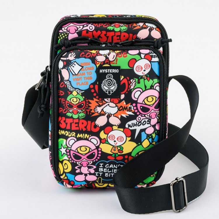 袋我走【HYSTERIC MINI 黑色側背包】-細節圖3