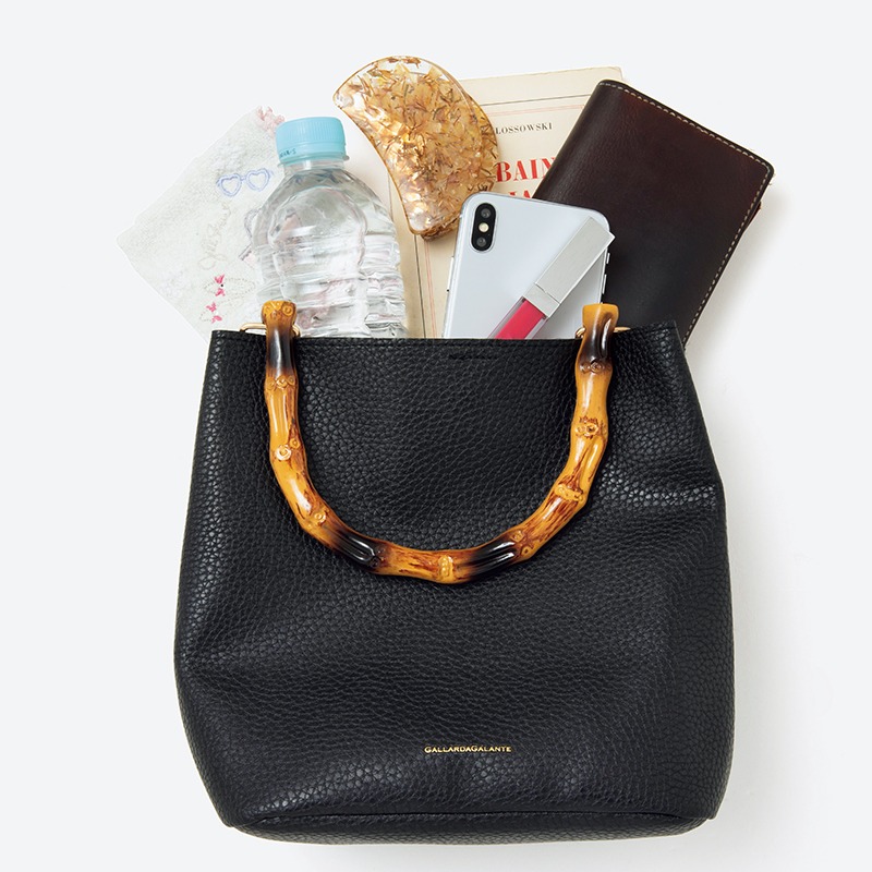 袋我走【GALLARDAGALANTE 黑色手提包】-細節圖3