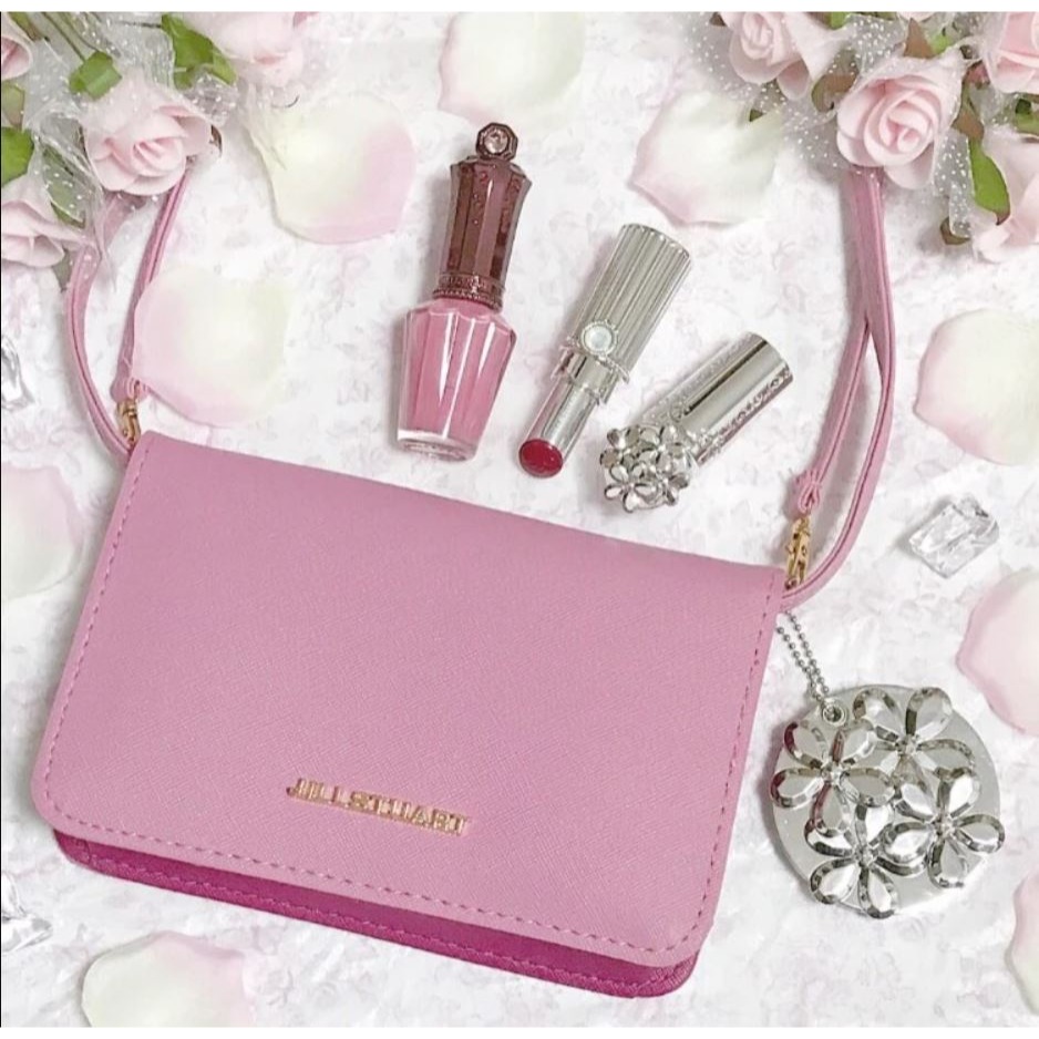 袋我走【JILL STUART 多功能粉色斜背包】-細節圖4