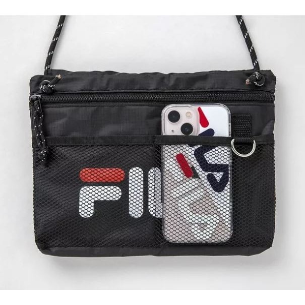 袋我走【FILA 2way黑色摺疊包】-細節圖4