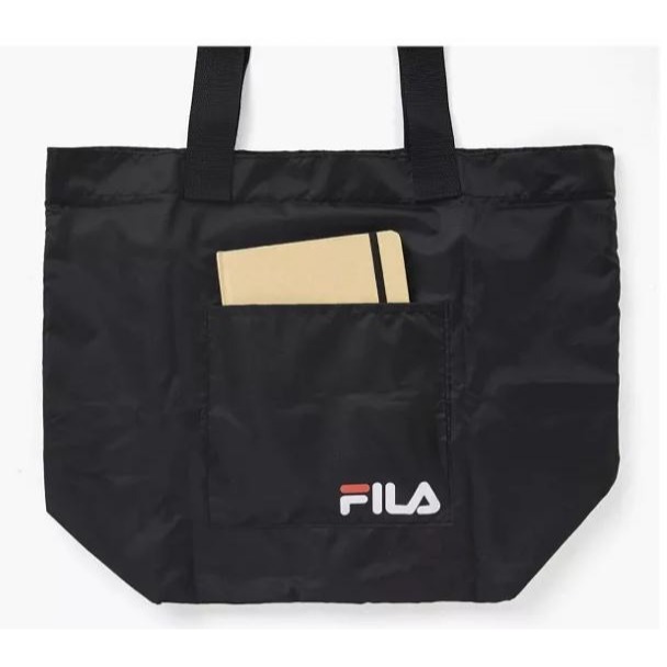 袋我走【FILA 2way黑色摺疊包】-細節圖6