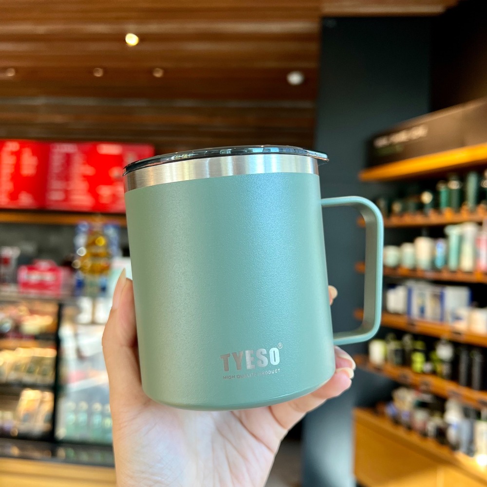 【艾特叔叔旗艦店】304不鏽鋼 馬克杯 雙層真空 推蓋設計 直飲杯口 防塵蓋-規格圖9