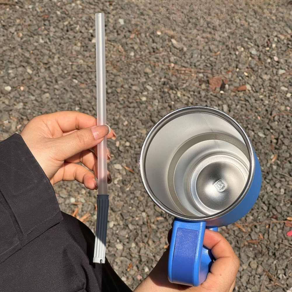 【艾特叔叔旗艦店】304不鏽鋼 保溫瓶 保溫杯 冰霸杯 保溫保冷 自帶提把 雙飲 直飲 吸管 雙層真空-細節圖5