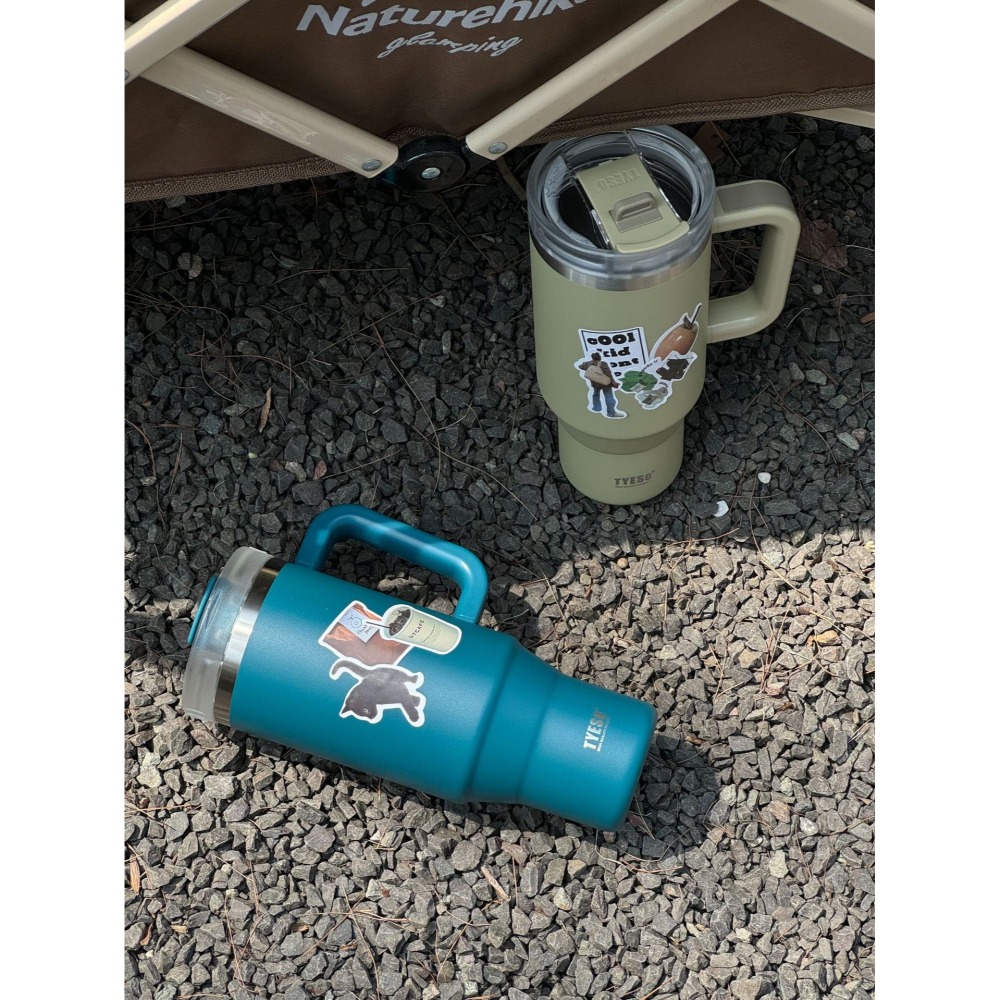 【艾特叔叔旗艦店】304不鏽鋼 保溫瓶 保溫杯 冰霸杯 保溫保冷 自帶提把 雙飲 直飲 吸管 雙層真空-細節圖10