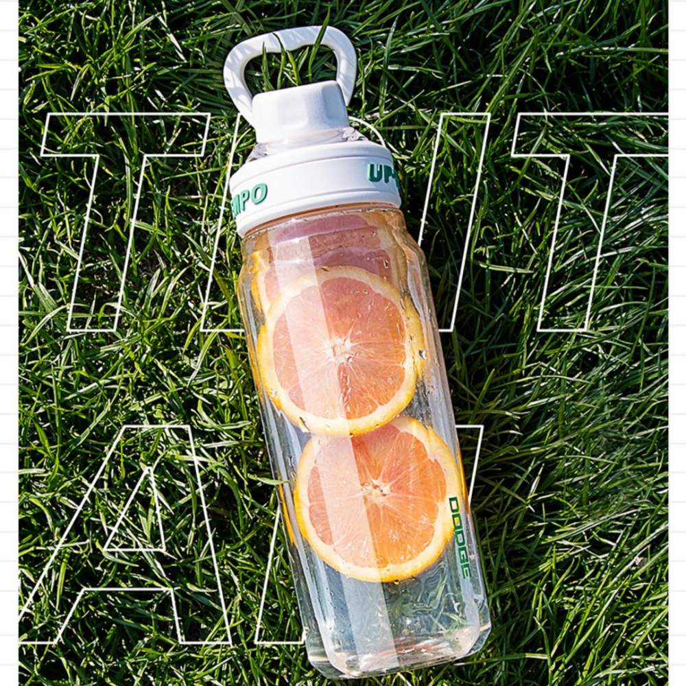 【艾特叔叔旗艦店】Tritan材質 隨行杯 水壺 大容量水壺 自帶提把 自帶濾網 自帶刻度 透明水壺-細節圖2