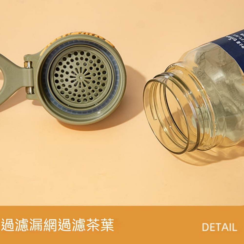 【艾特叔叔旗艦店】Tritan材質 隨行杯 水壺 大容量水壺 自帶提把 自帶濾網 自帶刻度 透明水壺-細節圖5