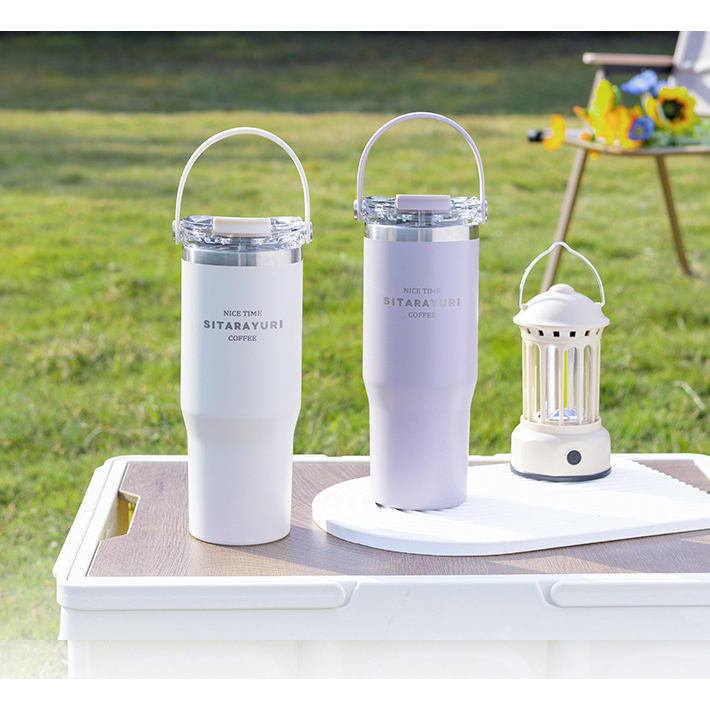 【艾特叔叔旗艦店】304不鏽鋼 保溫瓶 保溫杯 冰霸杯 保溫保冷 自帶提把 雙飲 直飲 吸管-細節圖6