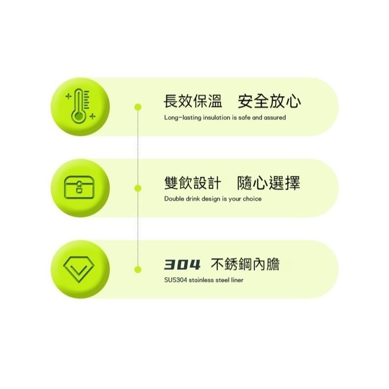 【艾特叔叔旗艦店】304不鏽鋼 保溫瓶 保溫杯 冰霸杯 保溫保冷 自帶提把 雙飲 直飲 吸管-細節圖6