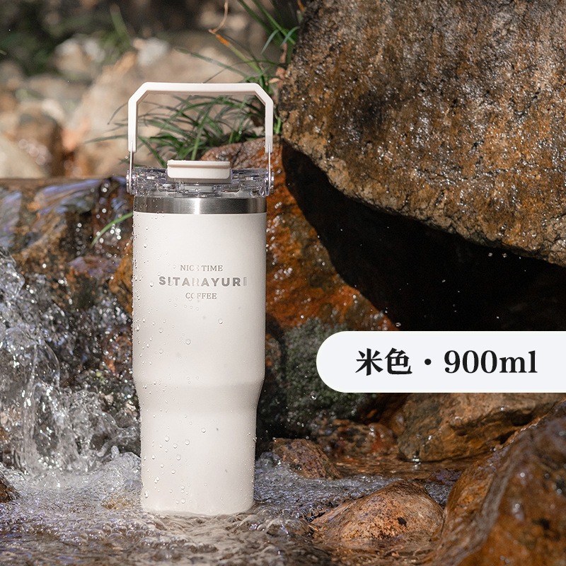 【艾特叔叔旗艦店】304不鏽鋼 保溫瓶 保溫杯 冰霸杯 保溫保冷 自帶提把 雙飲 直飲 吸管-規格圖8