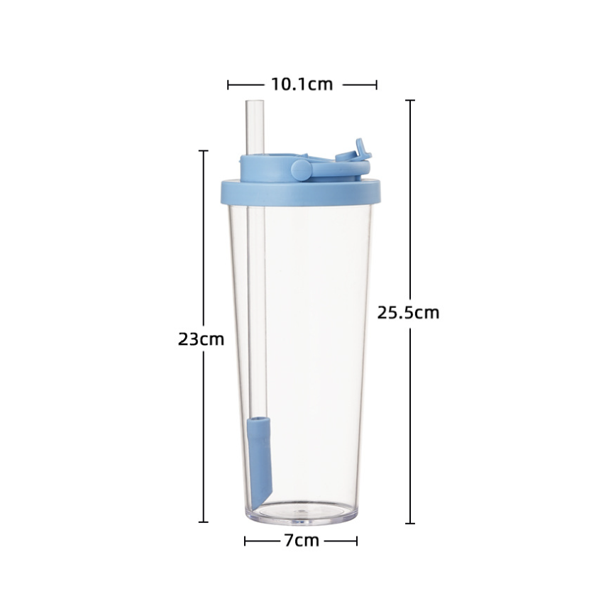 【艾特叔叔旗艦店】Tritan材質 隨行杯 吸管杯 水壺 大容量水壺 自帶提把 可直飲/吸管-細節圖6
