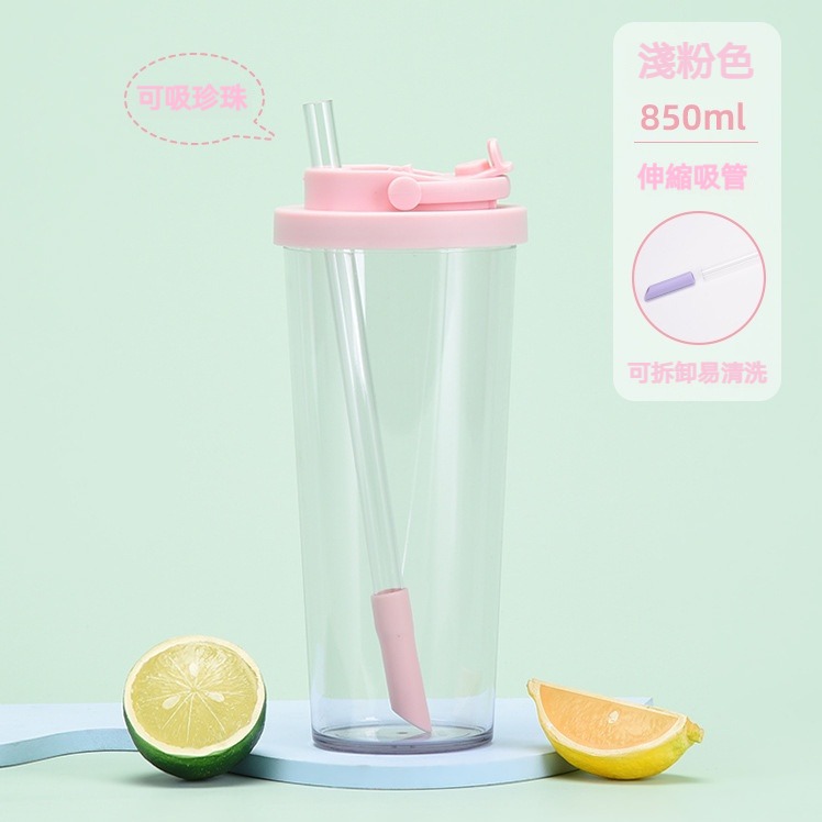 【艾特叔叔旗艦店】Tritan材質 隨行杯 吸管杯 水壺 大容量水壺 自帶提把 可直飲/吸管-規格圖6