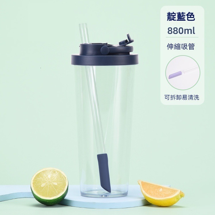 【艾特叔叔旗艦店】Tritan材質 隨行杯 吸管杯 水壺 大容量水壺 自帶提把 可直飲/吸管-規格圖6