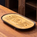 【陶說】乾濕兩用竹茶盤-禪黑/雅白 陶瓷底座 茶具 茶壺 茶杯 瀝水盤 泡茶壺 茶盤-規格圖9