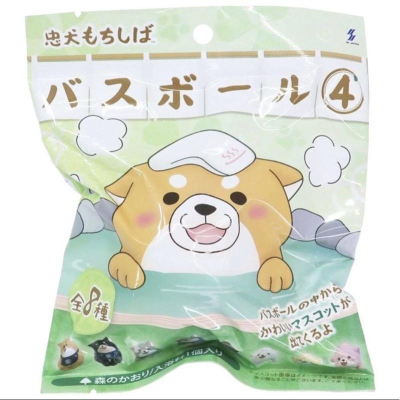 《現貨》日本代購 入浴 泡澡球 忠犬 柴柴 柴犬 玩具 隨機
