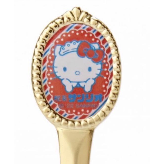 《現貨》日本製 日本代購 進口 正版 三麗鷗 凱蒂貓 HELLO KITTY叉子 大耳狗湯匙組 甜點湯匙 蛋糕叉-細節圖3