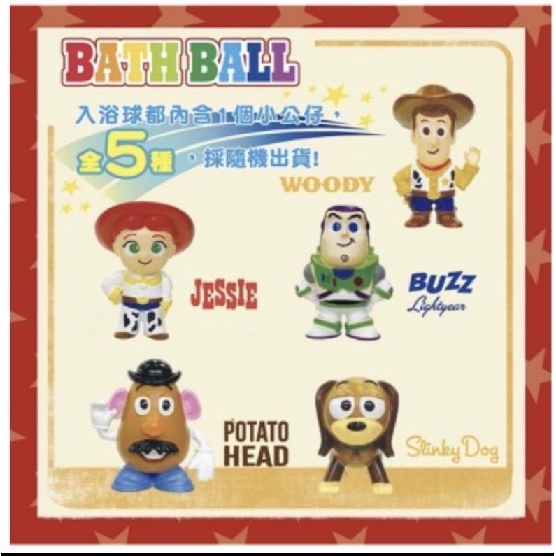 《現貨》日本 玩具總動員 胡迪 巴斯光年 蛋頭先生 彈簧狗 沐浴球 入浴球 泡澡球 沐浴劑 玩具 隨機 公仔 日本代購-細節圖2