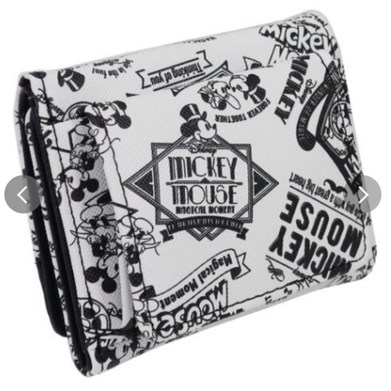 《現貨》Disney 米奇 零錢包 皮夾 短夾 三折夾 皮包 日本代購 正版 迪士尼-細節圖5