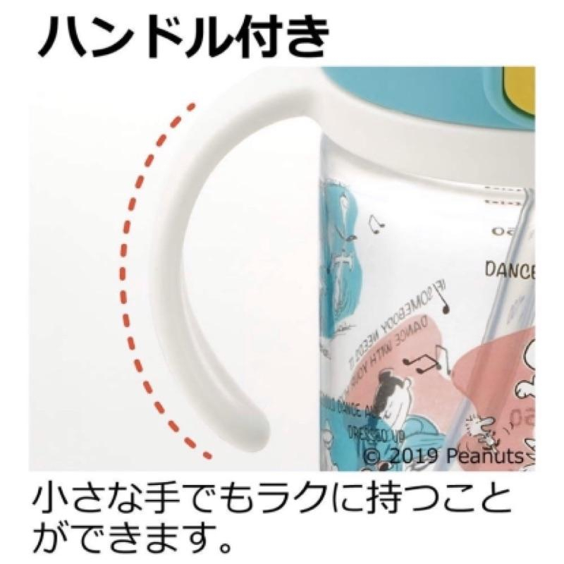 《現貨》日本限定 最新 Richell 利其爾 史奴比 水杯 幼兒 吸管訓練杯 學習杯 200ml-細節圖4