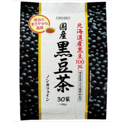 《現貨》ORIHIRO 國產黑豆茶(180g)30包 北海道黑豆 飲品 健康 沖泡 送禮首選 日本代購