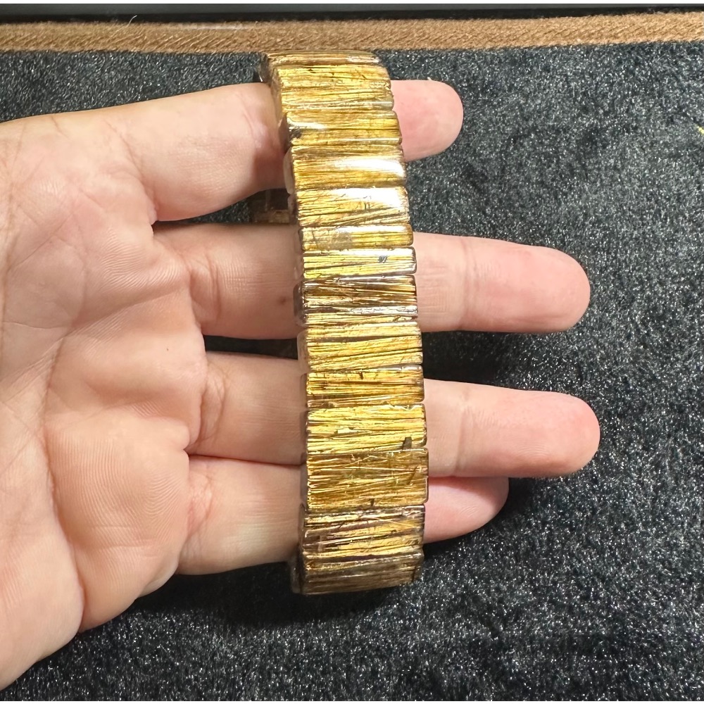 滿版咖啡鈦手排 21mm-細節圖3