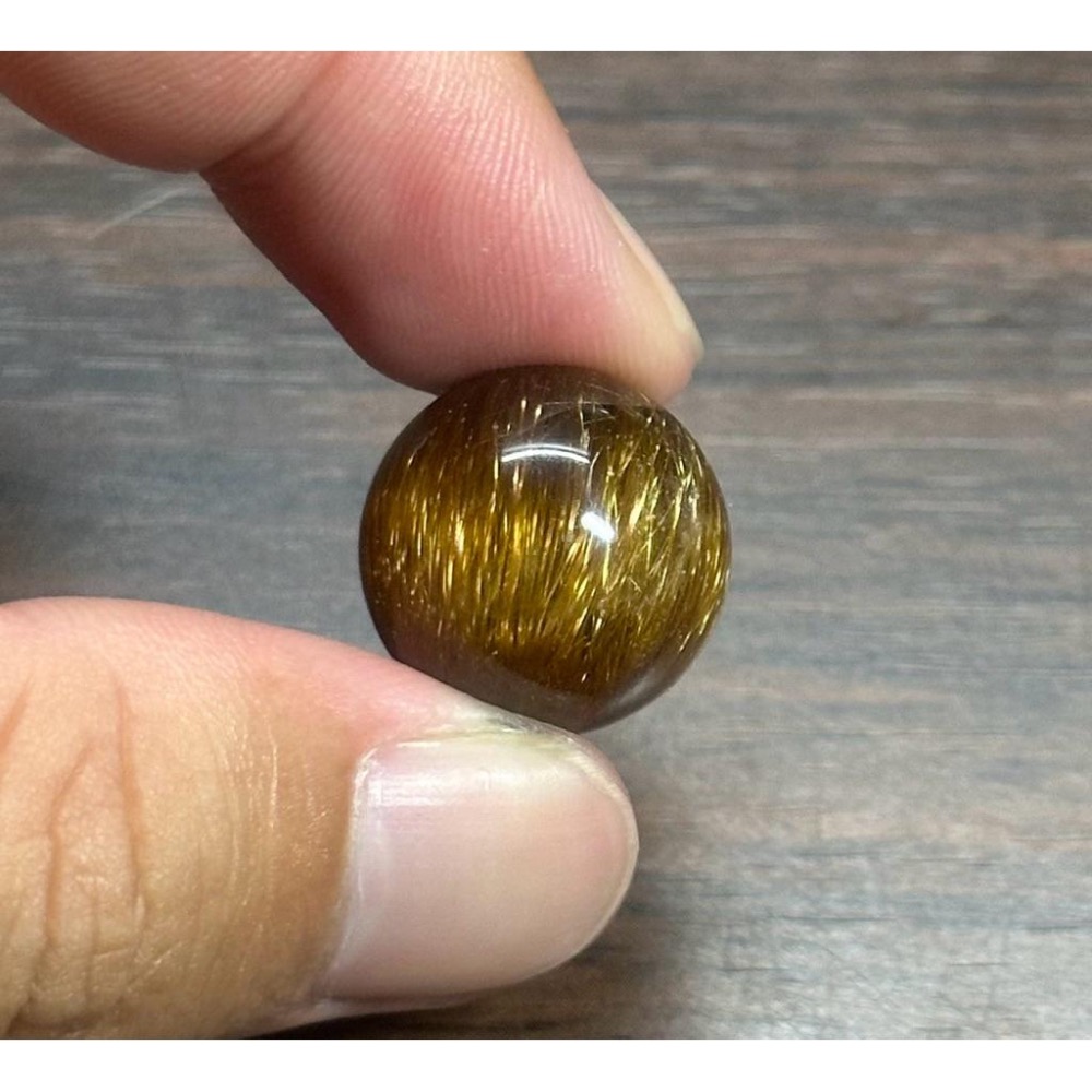 【 銅鈦 銅順髮 17mm(通孔) 有個礦缺 】-細節圖2