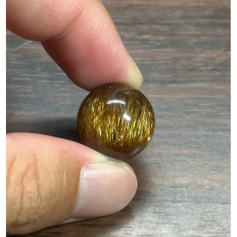 【 銅鈦 銅順髮 17mm(通孔) 有個礦缺 】-細節圖3