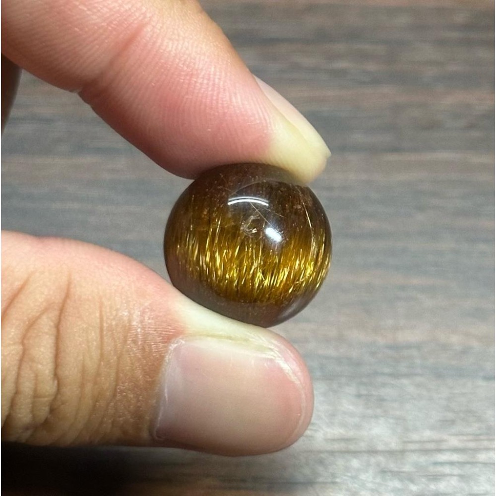 【 銅鈦 銅順髮 17mm(通孔) 有個礦缺 】-細節圖4