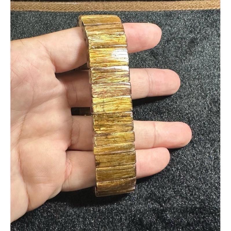 【 滿版大咪咖啡鈦手排 21mm 手圍盤19 】-細節圖3