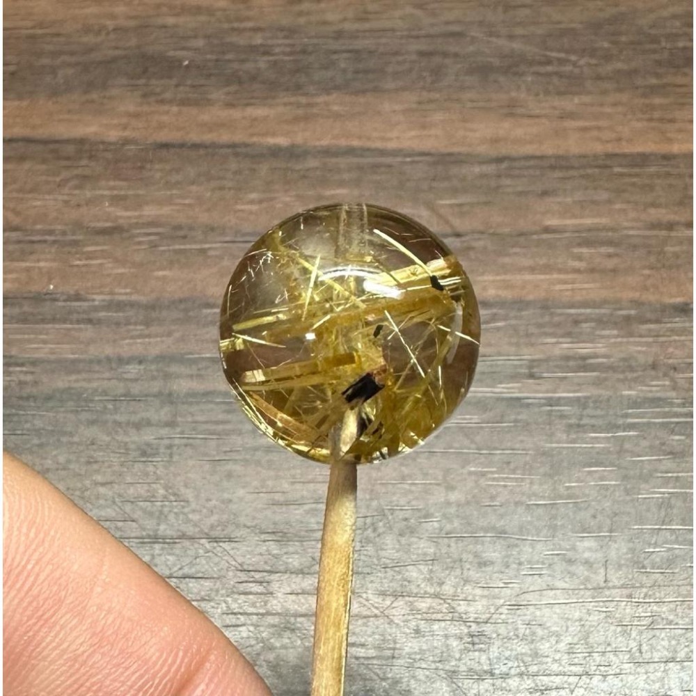 【 清透鈦晶花單珠 17mm(通孔) 】-細節圖2