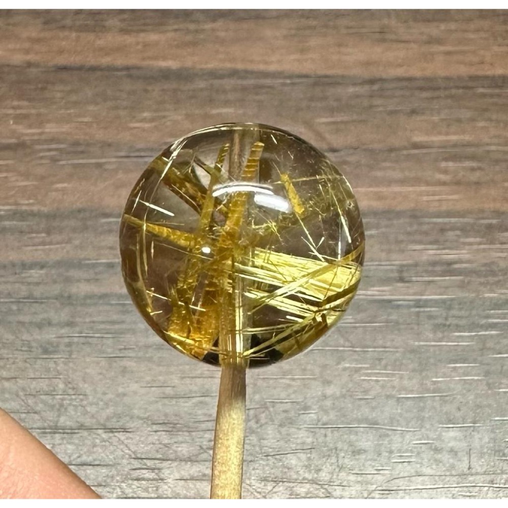 【 清透鈦晶花單珠 17mm(通孔) 】-細節圖3