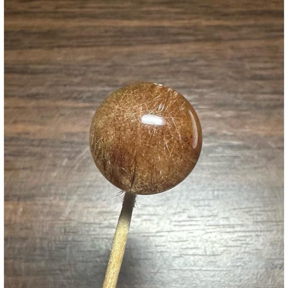 【 銀紅髮雙色珠 17mm 單珠(通孔) 】-細節圖5