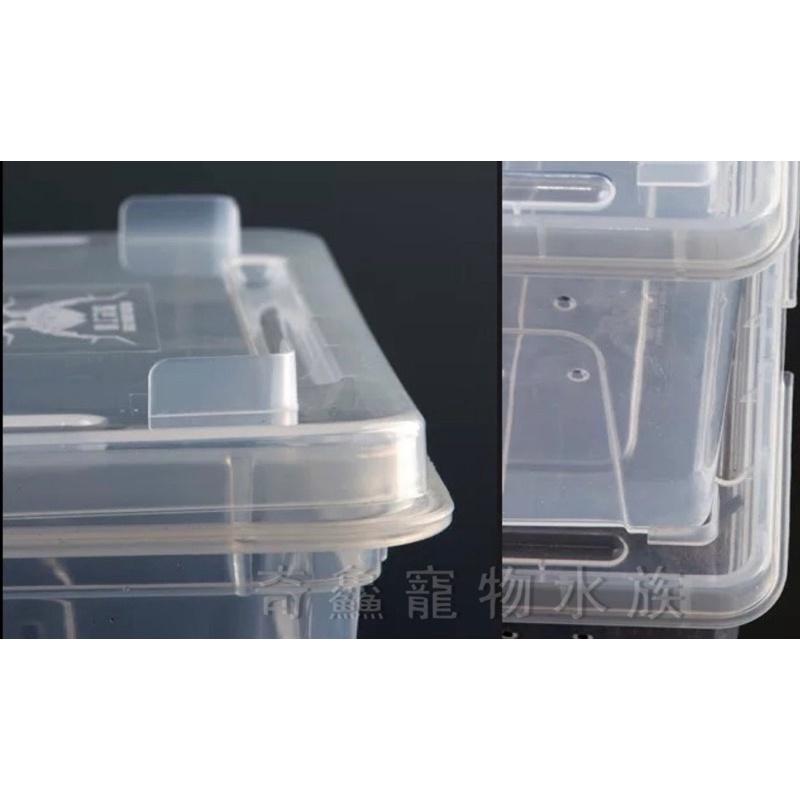 奇鱻水族【透明飼養盒】(S) 、(SS)適合小型寵物 昆蟲 爬蟲 角蛙 飼料 蚯蚓 蟋蟀 陸龜 蜘蛛 守宮-細節圖6