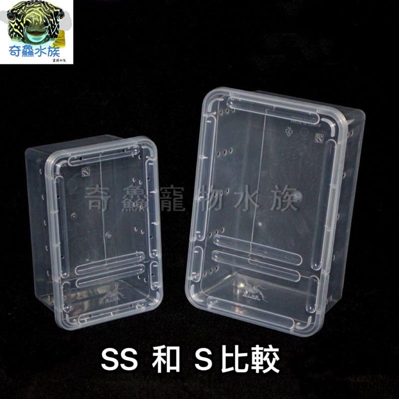 奇鱻水族【透明飼養盒】(S) 、(SS)適合小型寵物 昆蟲 爬蟲 角蛙 飼料 蚯蚓 蟋蟀 陸龜 蜘蛛 守宮-細節圖7
