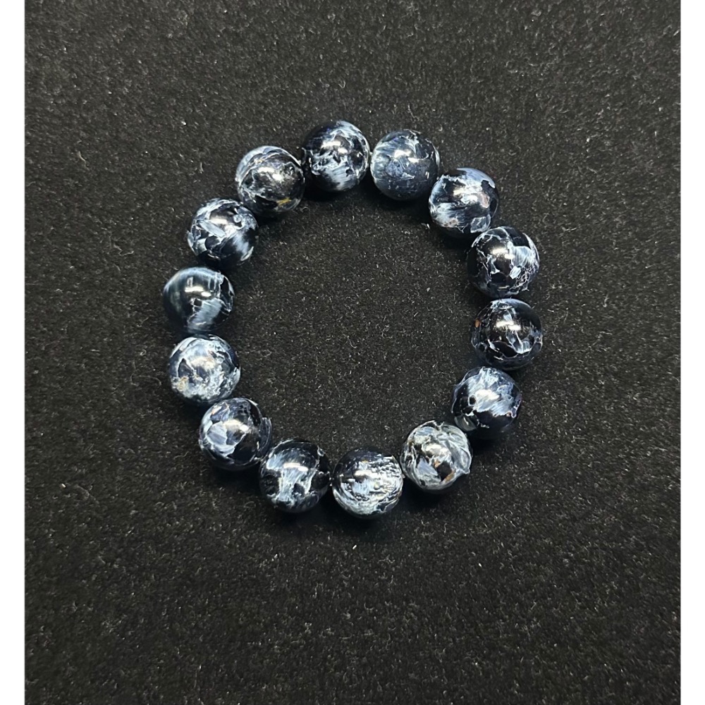 風暴藍彼得石手珠 16mm 手圍盤18-細節圖6