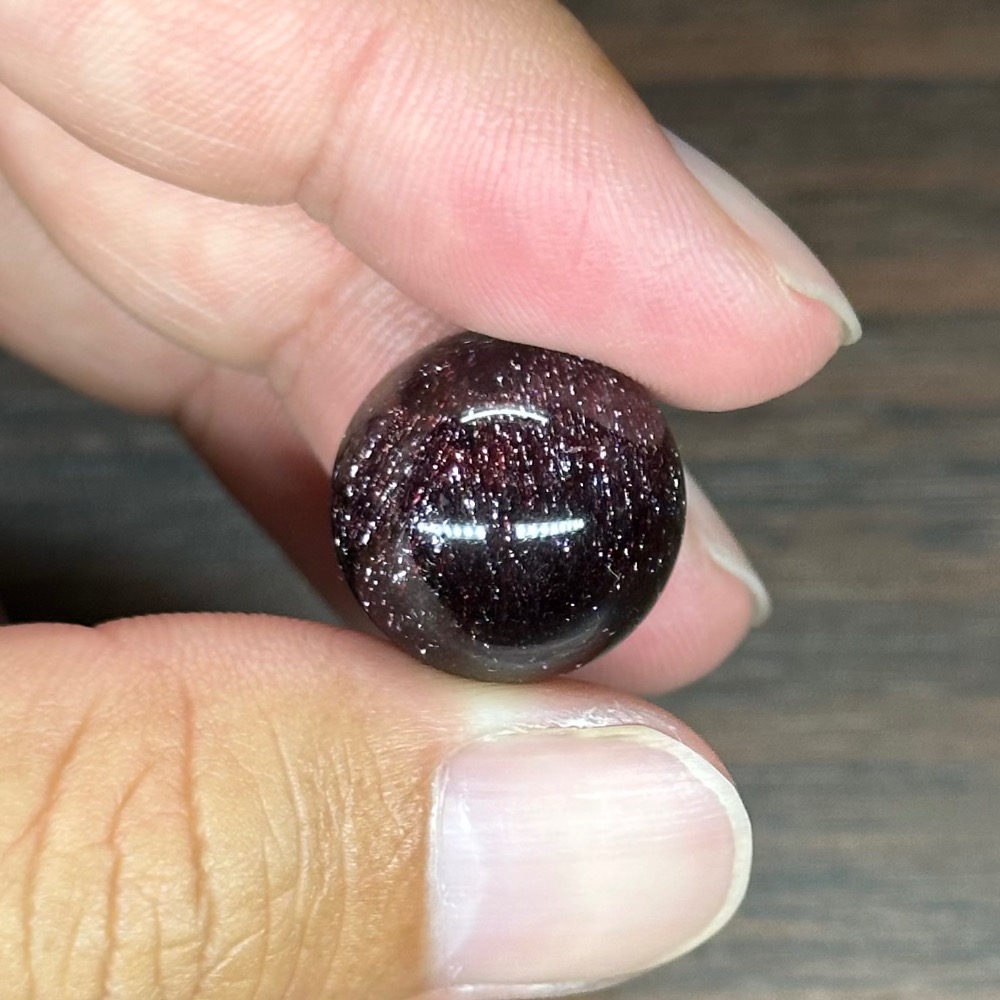 紫紅超七單珠 16.8mm（通孔）-細節圖2