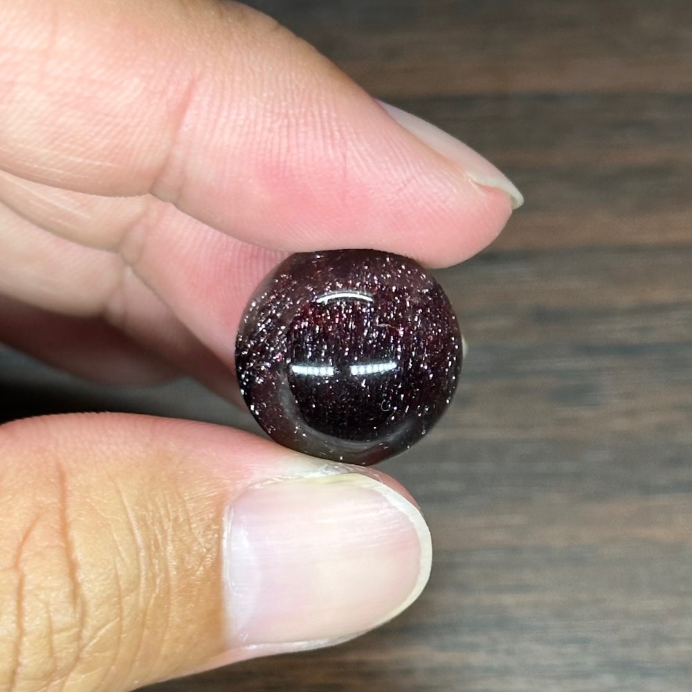 紫紅超七單珠 16.8mm（通孔）-細節圖3