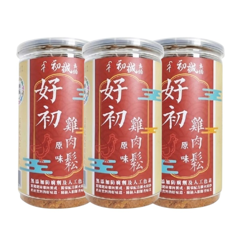 【初誠良物】原味好初雞肉鬆(200g/罐)-規格圖7