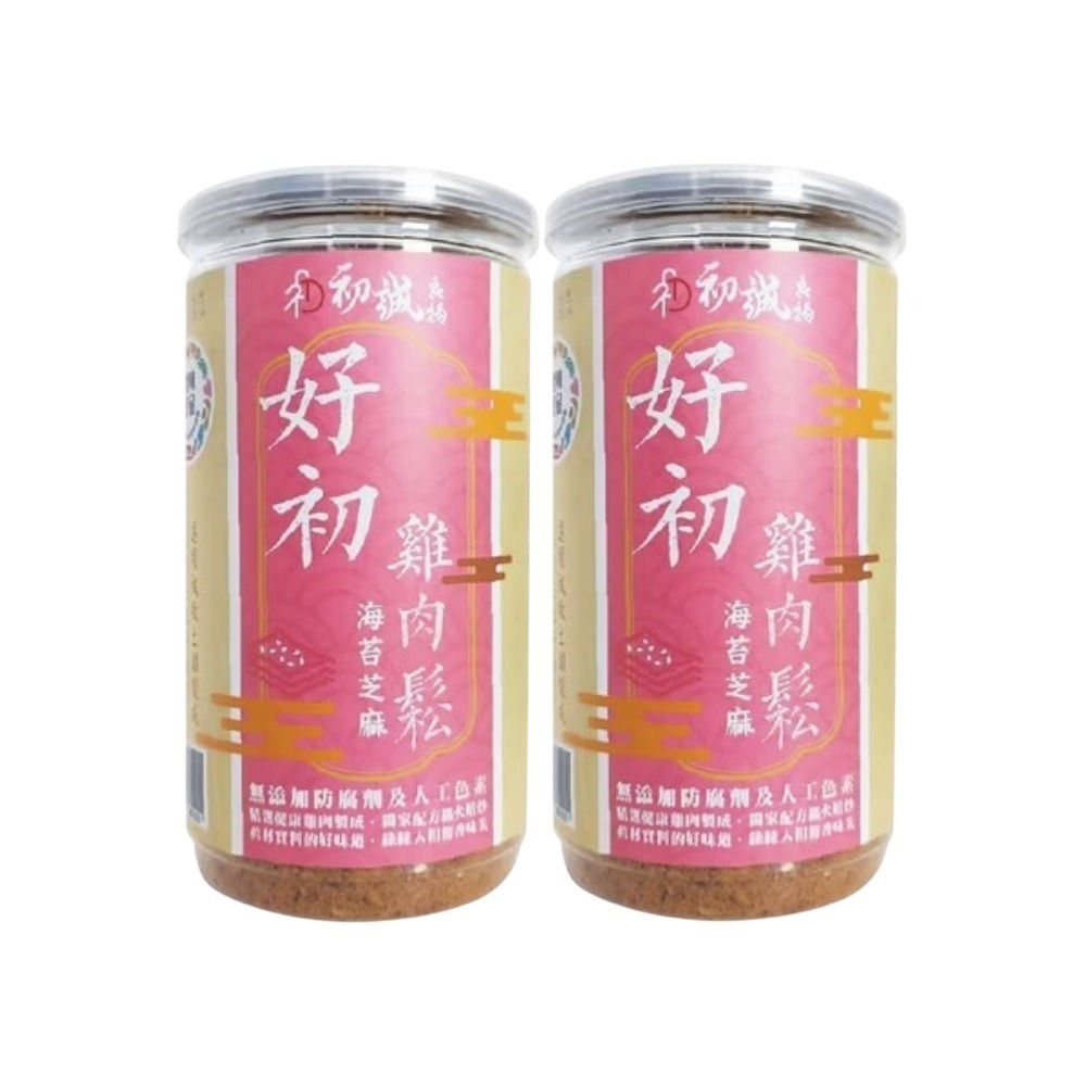 【初誠良物】海苔芝麻好初雞肉鬆(200g/罐)-規格圖7